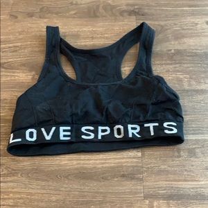 2 for $10 Black sports bra